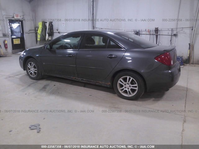 1G2ZF55B864180122 - 2006 PONTIAC G6 SE GRAY photo 3