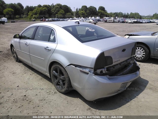 1G1ZC5E02CF106495 - 2012 CHEVROLET MALIBU 1LT 银色 照片 3