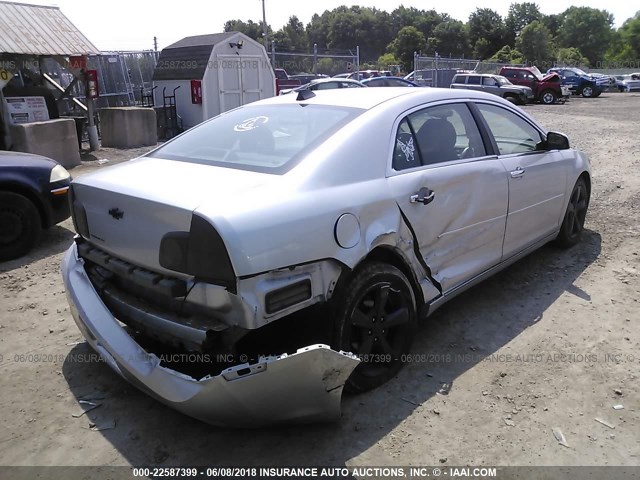1G1ZC5E02CF106495 - 2012 CHEVROLET MALIBU 1LT 银色 照片 4