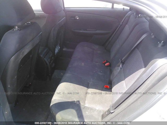 1G1ZC5E02CF106495 - 2012 CHEVROLET MALIBU 1LT 银色 照片 8