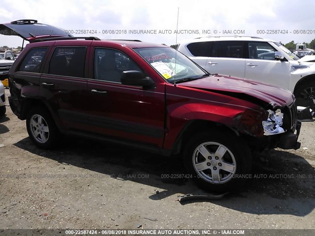 1J4GS48K06C187571 - 2006 JEEP GRAND CHEROKEE LAREDO/COLUMBIA/FREEDOM 红色 照片 1