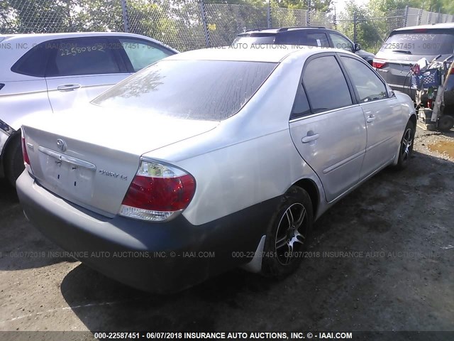 4T1BE32K65U587150 - 2005 TOYOTA CAMRY LE/XLE/SE Gümüş foto 4