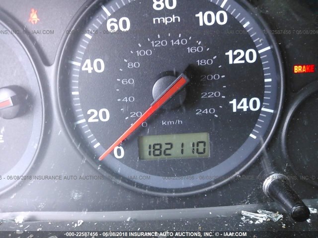 1HGES16355L021036 - 2005 HONDA CIVIC DX VP RED photo 7