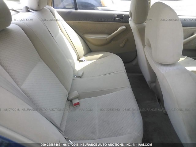 2HGES16334H606774 - 2004 HONDA CIVIC DX VP Mavi foto 8