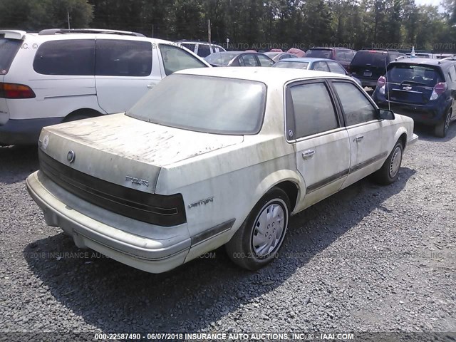 1G4AG55N2P6406060 - 1993 BUICK CENTURY SPECIAL WHITE photo 4