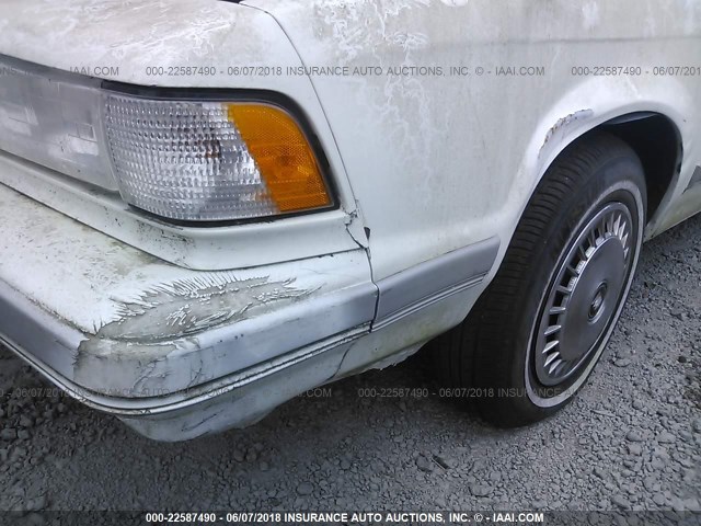 1G4AG55N2P6406060 - 1993 BUICK CENTURY SPECIAL WHITE photo 6