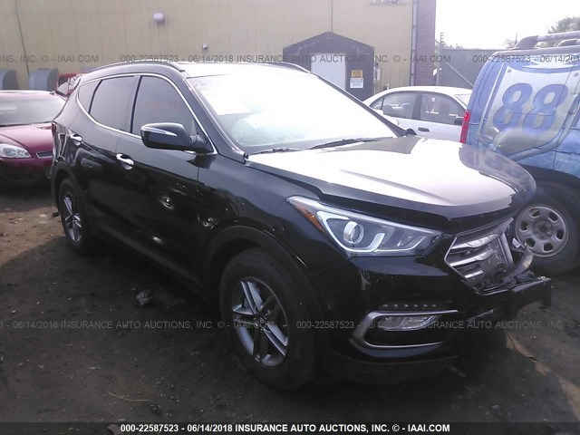 5NMZUDLB2HH024943 - 2017 HYUNDAI SANTA FE SPORT  BLACK photo 1