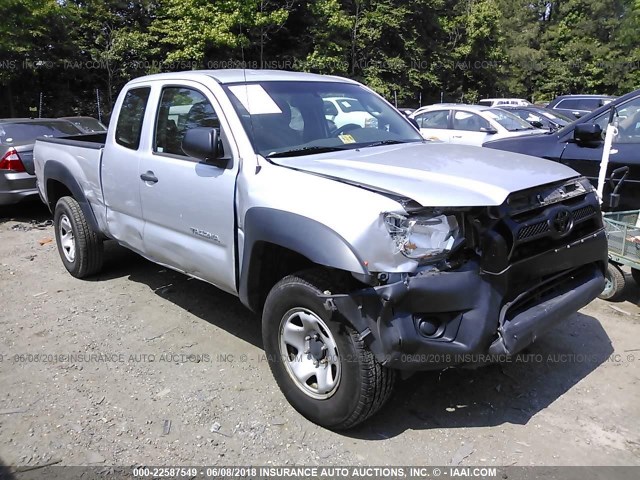 5TFUX4EN7DX018159 - 2013 TOYOTA TACOMA ACCESS CAB Silber Foto 1