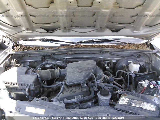 5TFUX4EN7DX018159 - 2013 TOYOTA TACOMA ACCESS CAB Silber Foto 10