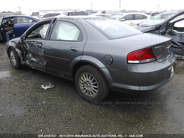 1C3AL56R45N540786 - 2005 CHRYSLER SEBRING TOURING GRAY photo 3