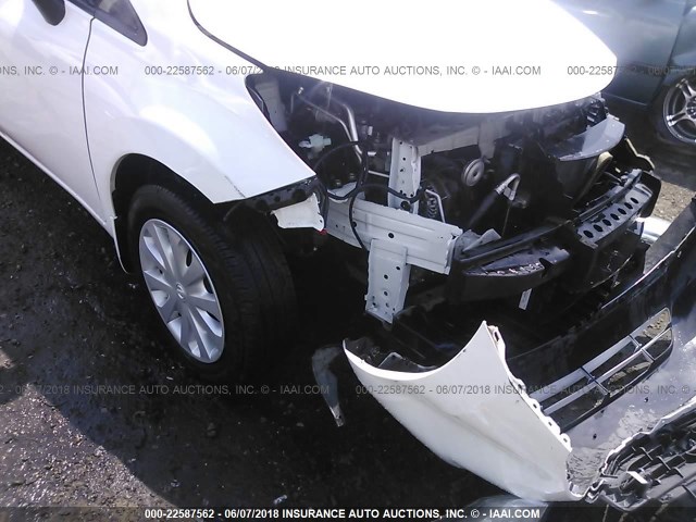 3N1CE2CP3GL406017 - 2016 NISSAN VERSA NOTE S/S PLUS/SV/SL/SR WHITE photo 6