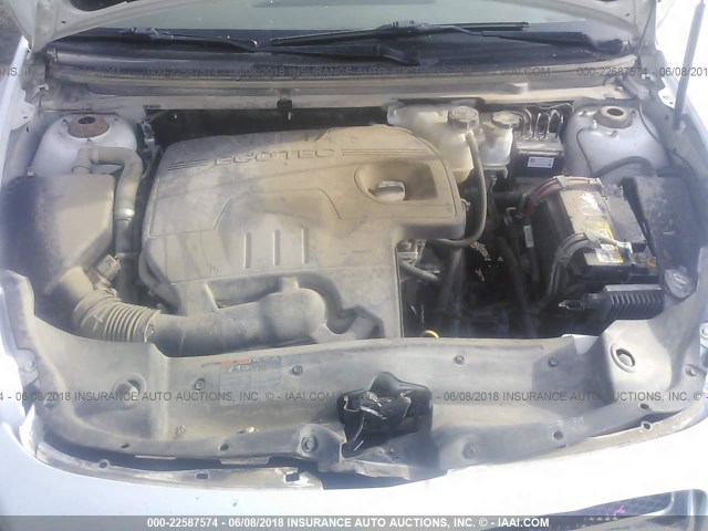 1G1ZC5EB4AF311458 - 2010 CHEVROLET MALIBU 1LT 白色 照片 10