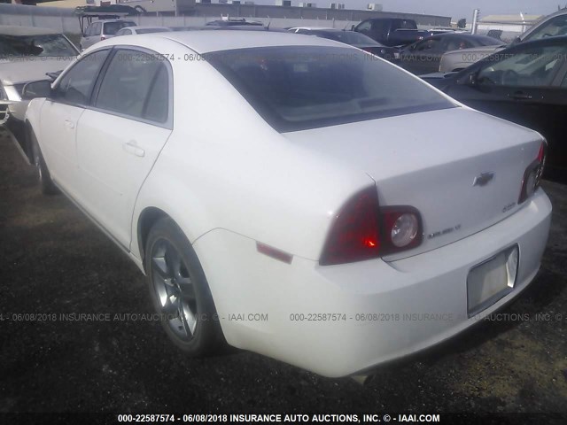 1G1ZC5EB4AF311458 - 2010 CHEVROLET MALIBU 1LT 白色 照片 3