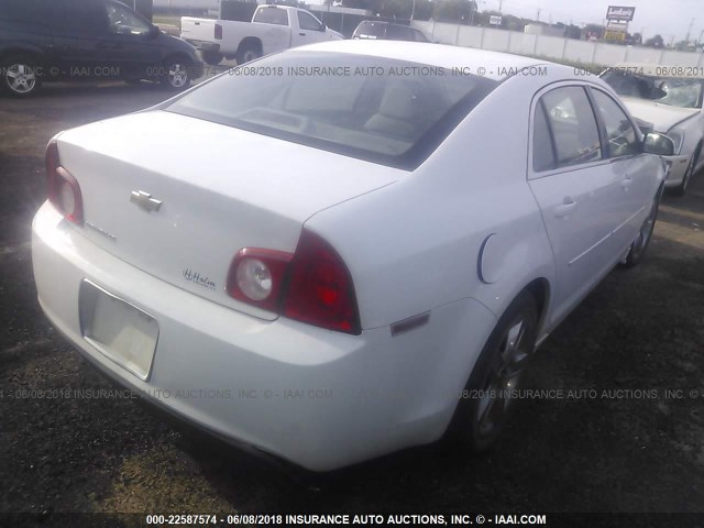 1G1ZC5EB4AF311458 - 2010 CHEVROLET MALIBU 1LT 白色 照片 4
