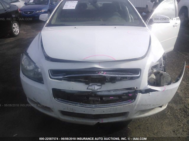 1G1ZC5EB4AF311458 - 2010 CHEVROLET MALIBU 1LT 白色 照片 6