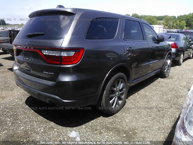 1C4RDJAG8FC240773 - 2015 DODGE DURANGO SXT PURPLE photo 4