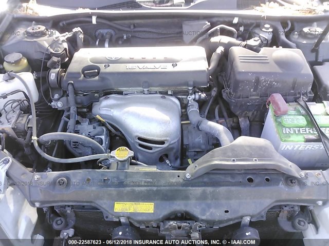 4T1BE32K22U572379 - 2002 TOYOTA CAMRY LE/XLE/SE მწვანე ფოტო 10