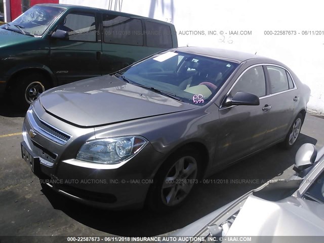 1G1ZA5E18BF244300 - 2011 CHEVROLET MALIBU LS BEIGE photo 2