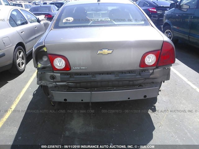 1G1ZA5E18BF244300 - 2011 CHEVROLET MALIBU LS BEIGE photo 6