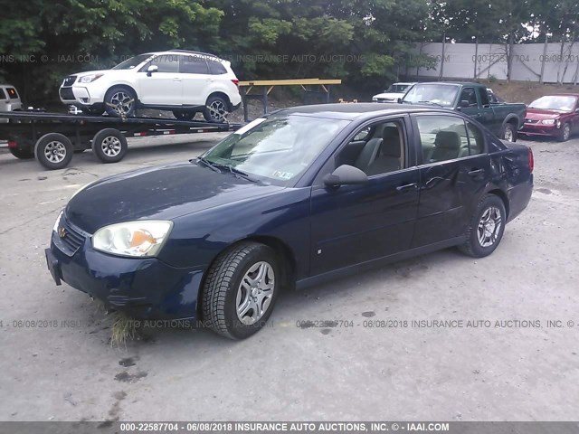 1G1ZS51F06F127895 - 2006 CHEVROLET MALIBU LS 黑色 照片 2