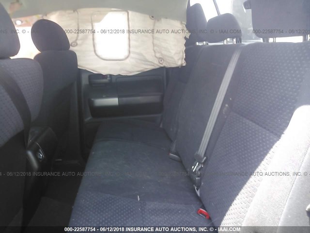 5TFUY5F1XBX166186 - 2011 TOYOTA TUNDRA DOUBLE CAB SR5 BLACK photo 8