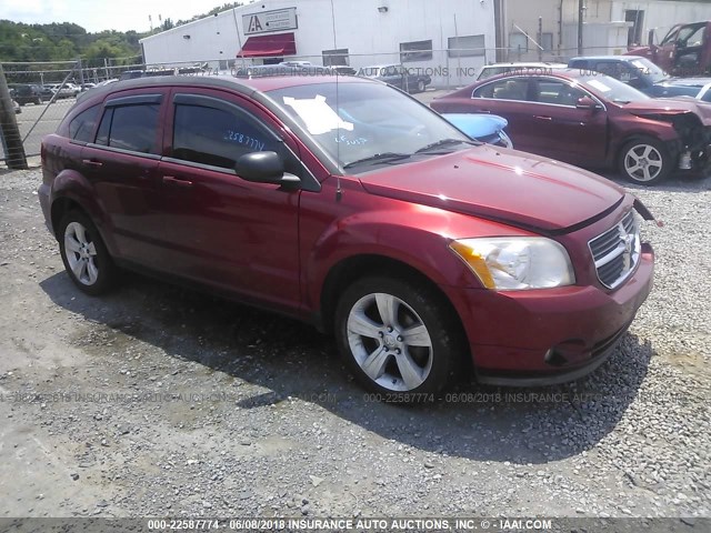 1B3CB3HAXAD615379 - 2010 DODGE CALIBER MAINSTREET BURGUNDY photo 1