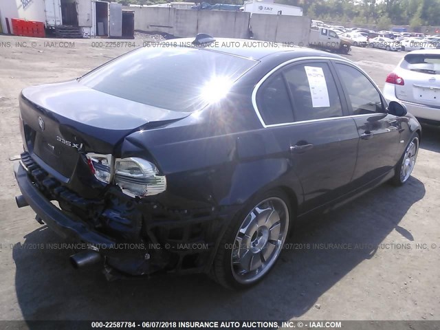 WBAVD53527A008908 - 2007 BMW 335 XI BLUE photo 4