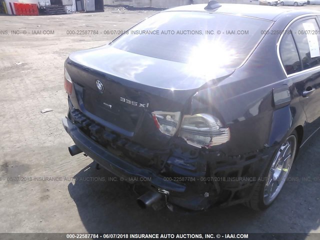 WBAVD53527A008908 - 2007 BMW 335 XI BLUE photo 6