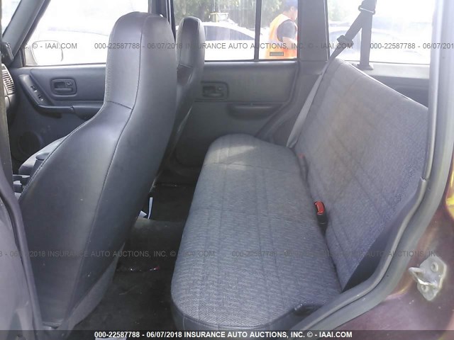 1J4FF48S21L540675 - 2001 JEEP CHEROKEE SPORT BURGUNDY photo 8