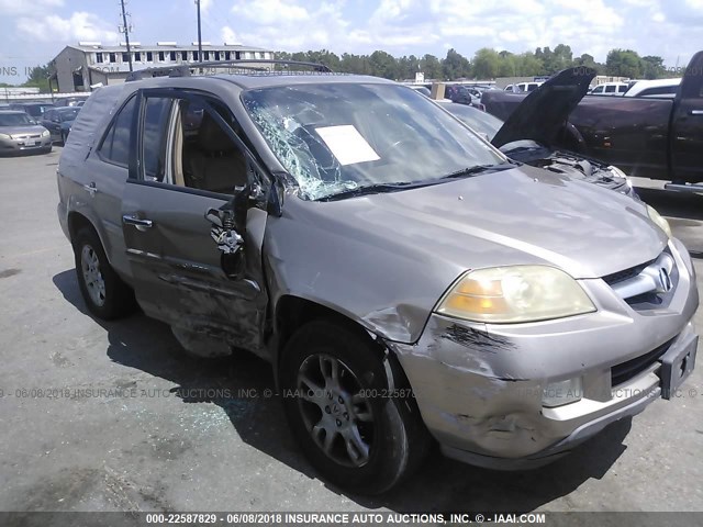 2HNYD18955H532521 - 2005 ACURA MDX TOURING GOLD photo 6