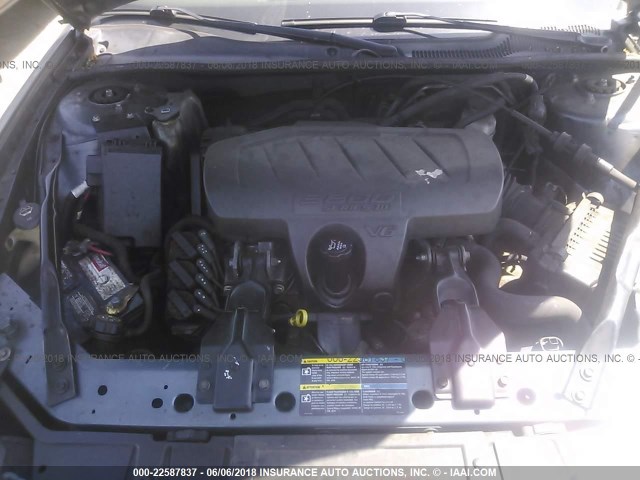 2G2WP552261234073 - 2006 PONTIAC GRAND PRIX BLUE photo 10