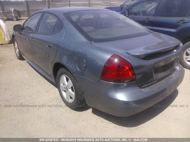 2G2WP552261234073 - 2006 PONTIAC GRAND PRIX BLUE photo 3