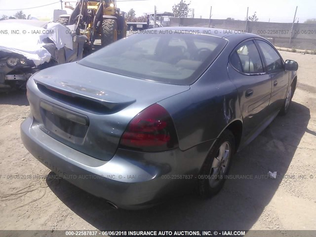 2G2WP552261234073 - 2006 PONTIAC GRAND PRIX BLUE photo 4