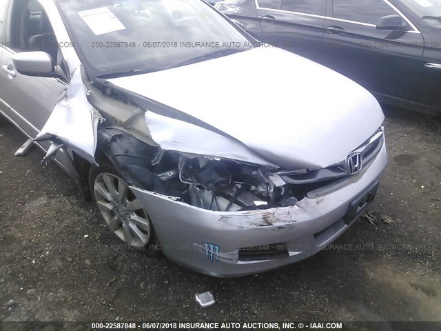 1HGCM66816A029707 - 2006 HONDA ACCORD EX SILVER photo 6