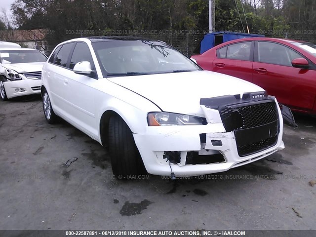 WAUHE78P79A009281 - 2009 AUDI A3 2.0T WHITE photo 1