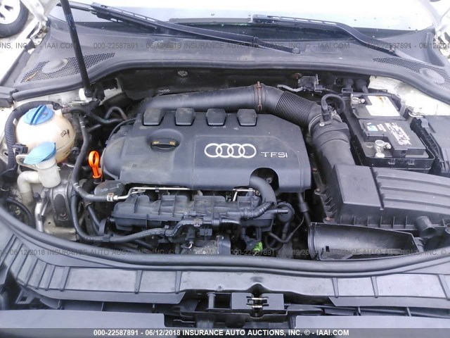 WAUHE78P79A009281 - 2009 AUDI A3 2.0T WHITE photo 10