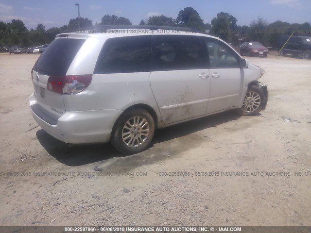 5TDZK22C37S073214 - 2007 TOYOTA SIENNA XLE/XLE LIMITED WHITE photo 4