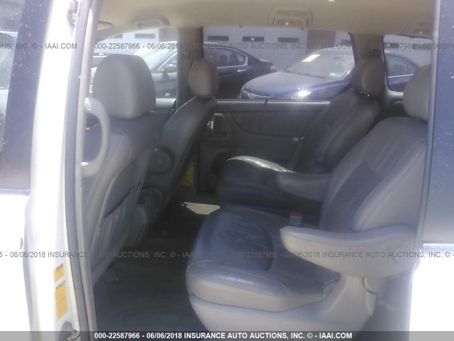 5TDZK22C37S073214 - 2007 TOYOTA SIENNA XLE/XLE LIMITED WHITE photo 8