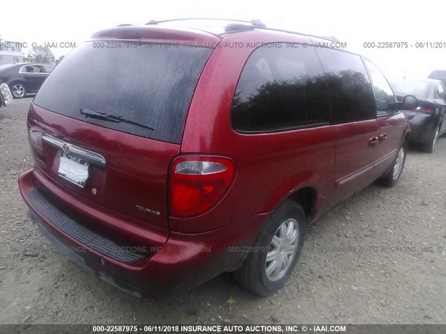 2C4GP54L85R581918 - 2005 CHRYSLER TOWN & COUNTRY TOURING RED photo 4