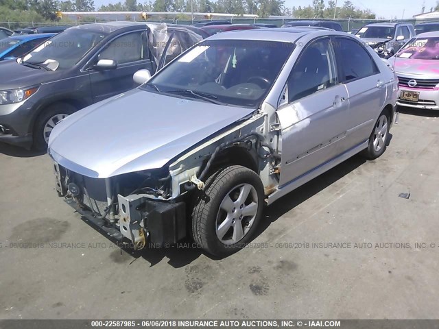 KNAFE122975005739 - 2007 KIA SPECTRA EX/LX SILVER photo 6