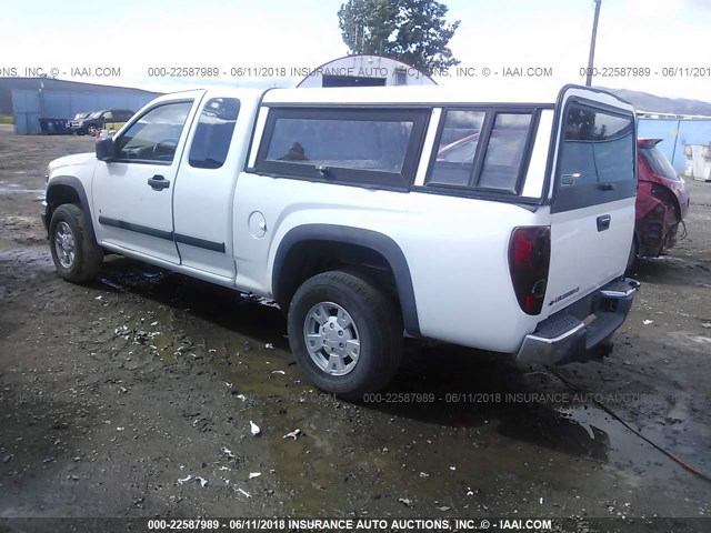 1GCDT39EX88189519 - 2008 CHEVROLET COLORADO LT WHITE photo 3