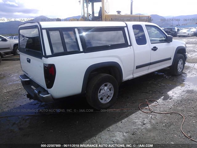 1GCDT39EX88189519 - 2008 CHEVROLET COLORADO LT WHITE photo 4