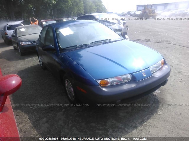 1G8ZF5281YZ248247 - 2000 SATURN SL BLUE photo 1