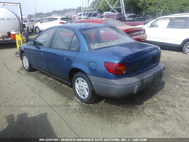 1G8ZF5281YZ248247 - 2000 SATURN SL BLUE photo 3