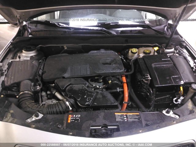 1G11D5RR5DF115566 - 2013 CHEVROLET MALIBU 1LT 银色 照片 10