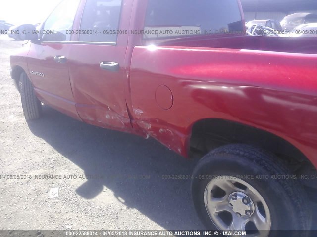 1D7HA18K76J165905 - 2006 DODGE RAM 1500 ST RED photo 6