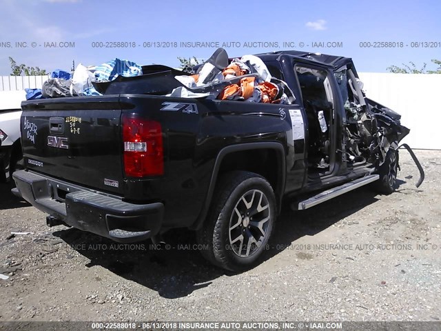 3GTU2VEC9EG546889 - 2014 GMC SIERRA K1500 SLT 黑色 照片 4