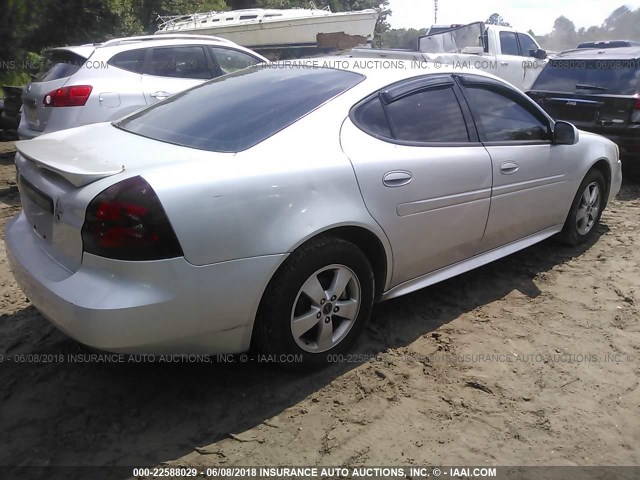 2G2WS522951257657 - 2005 PONTIAC GRAND PRIX GT SILVER photo 4