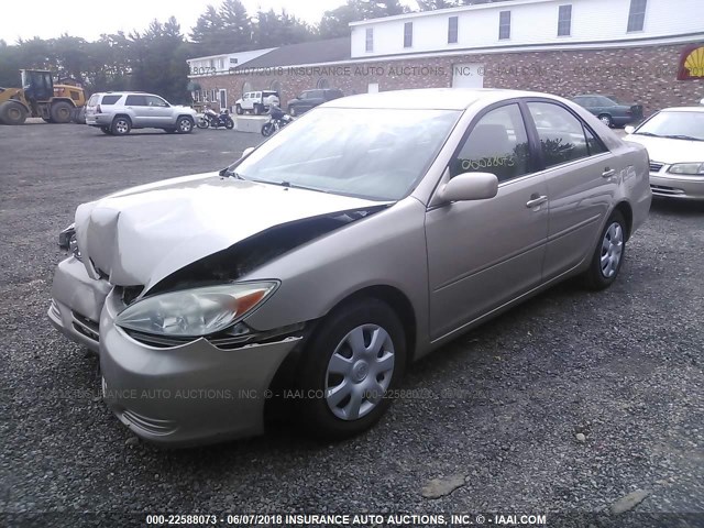 4T1BE32K04U865653 - 2004 TOYOTA CAMRY LE/XLE/SE თაფლისფერი ფოტო 2