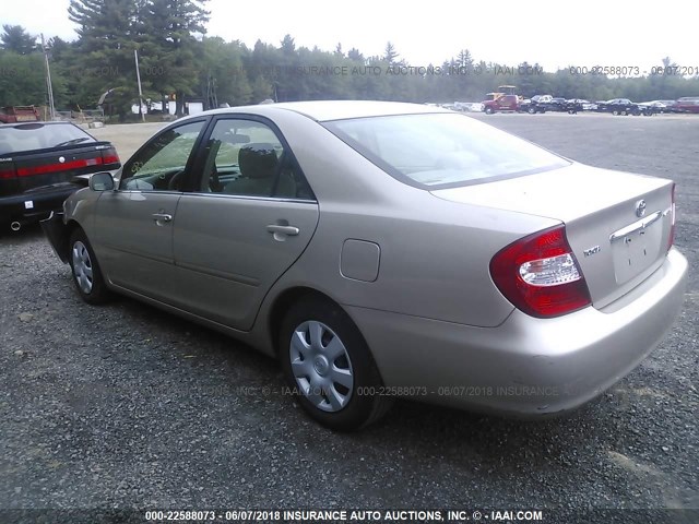 4T1BE32K04U865653 - 2004 TOYOTA CAMRY LE/XLE/SE თაფლისფერი ფოტო 3